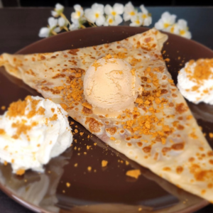 crepe flamande glace speculoos chantilly